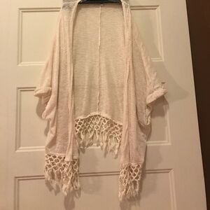 Cream cardigan